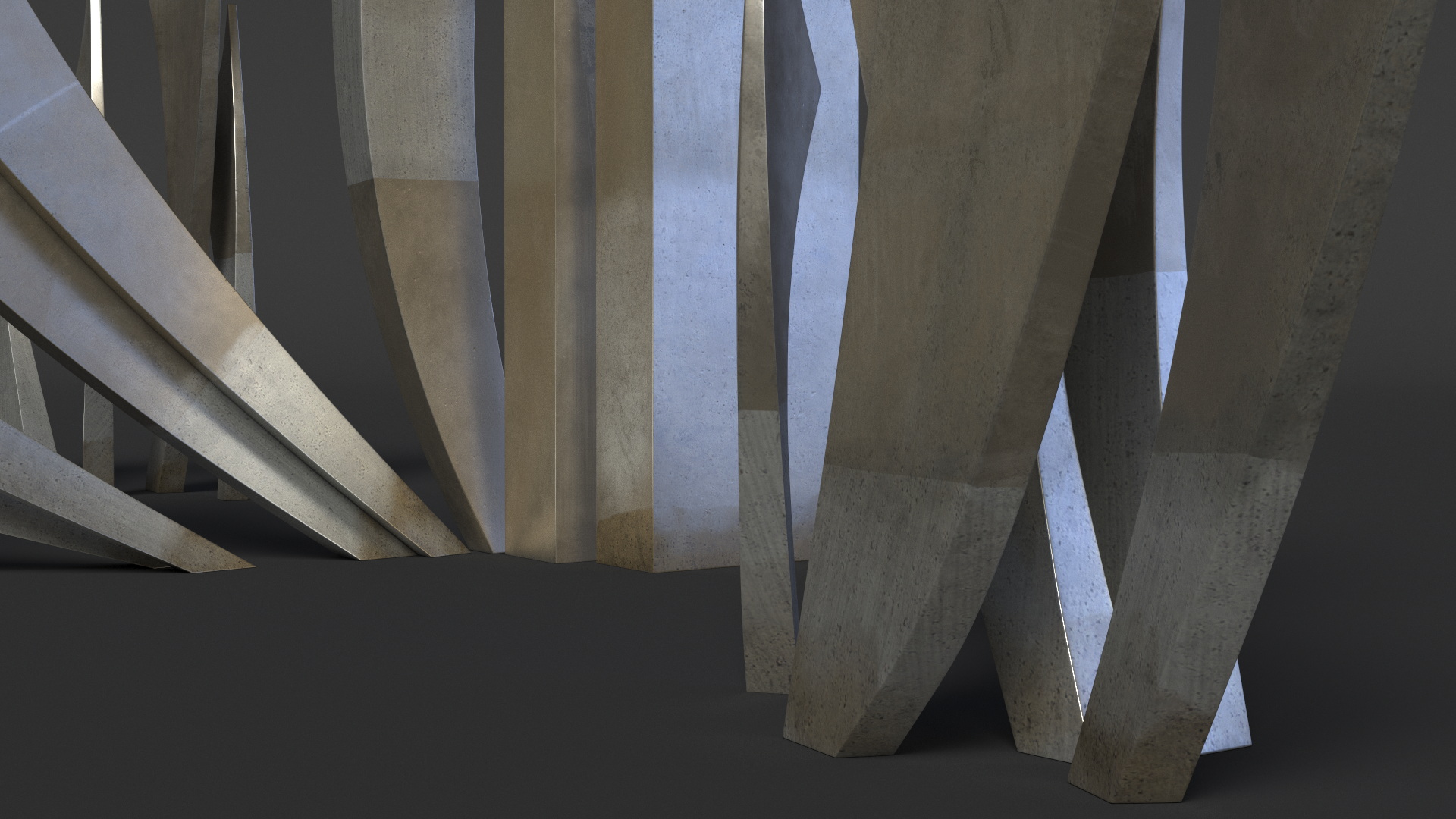 Les Braves Memorial 3D model