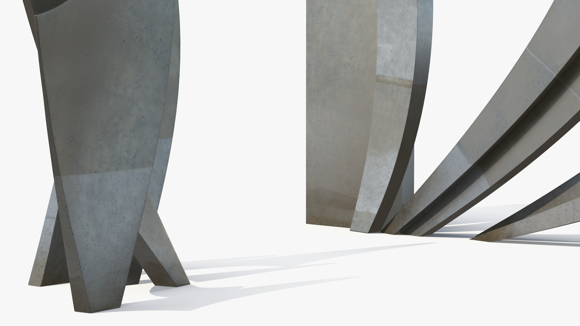 Les Braves Memorial 3D model