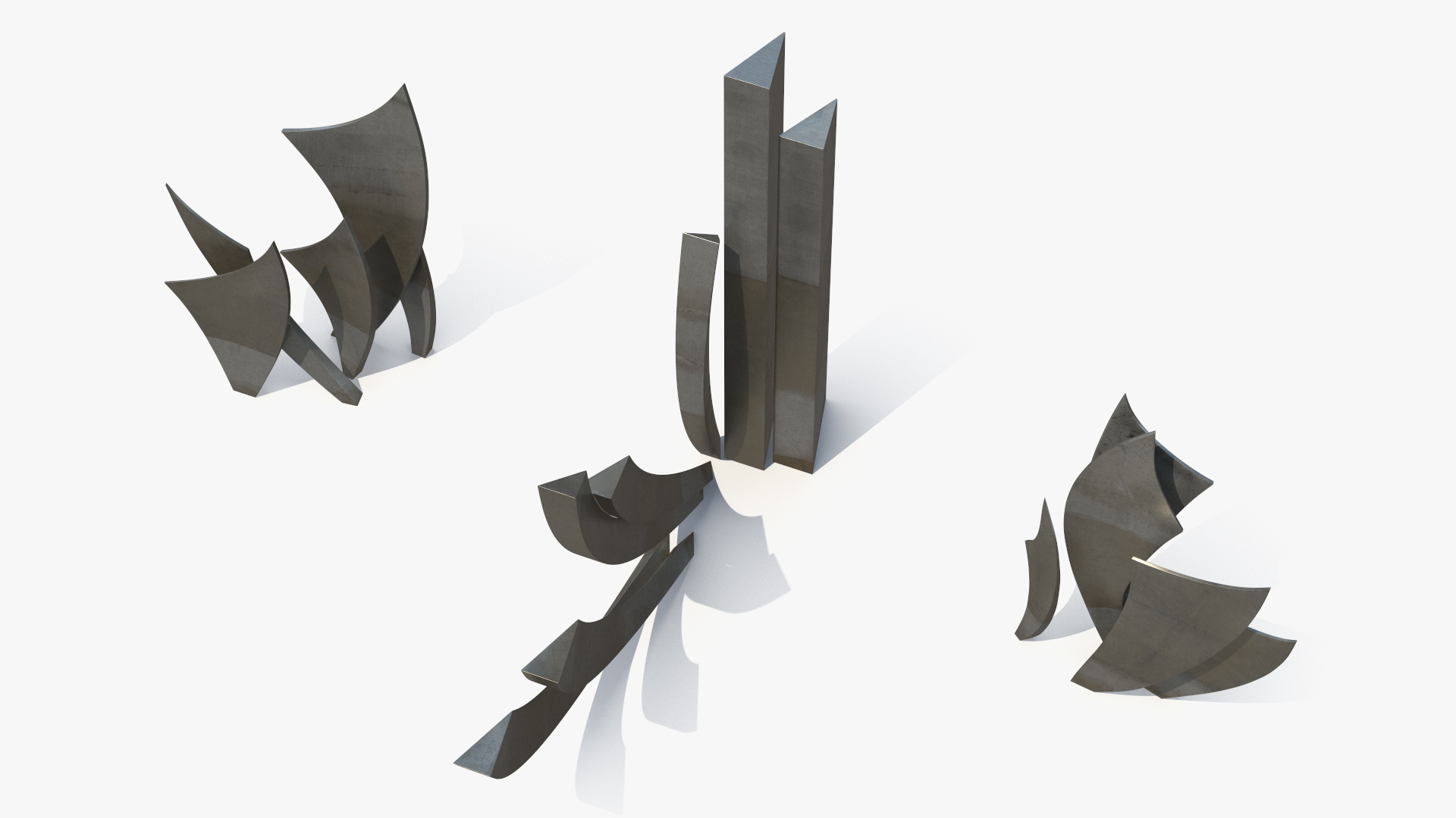 Les Braves Memorial 3D model