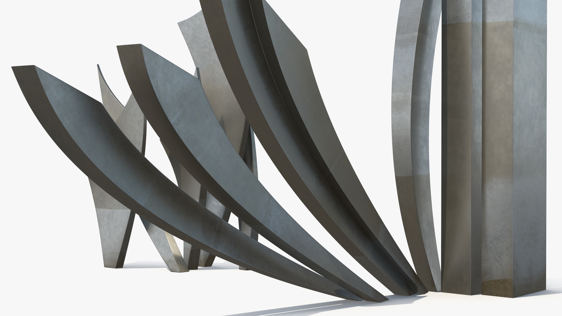 Les Braves Memorial 3D model