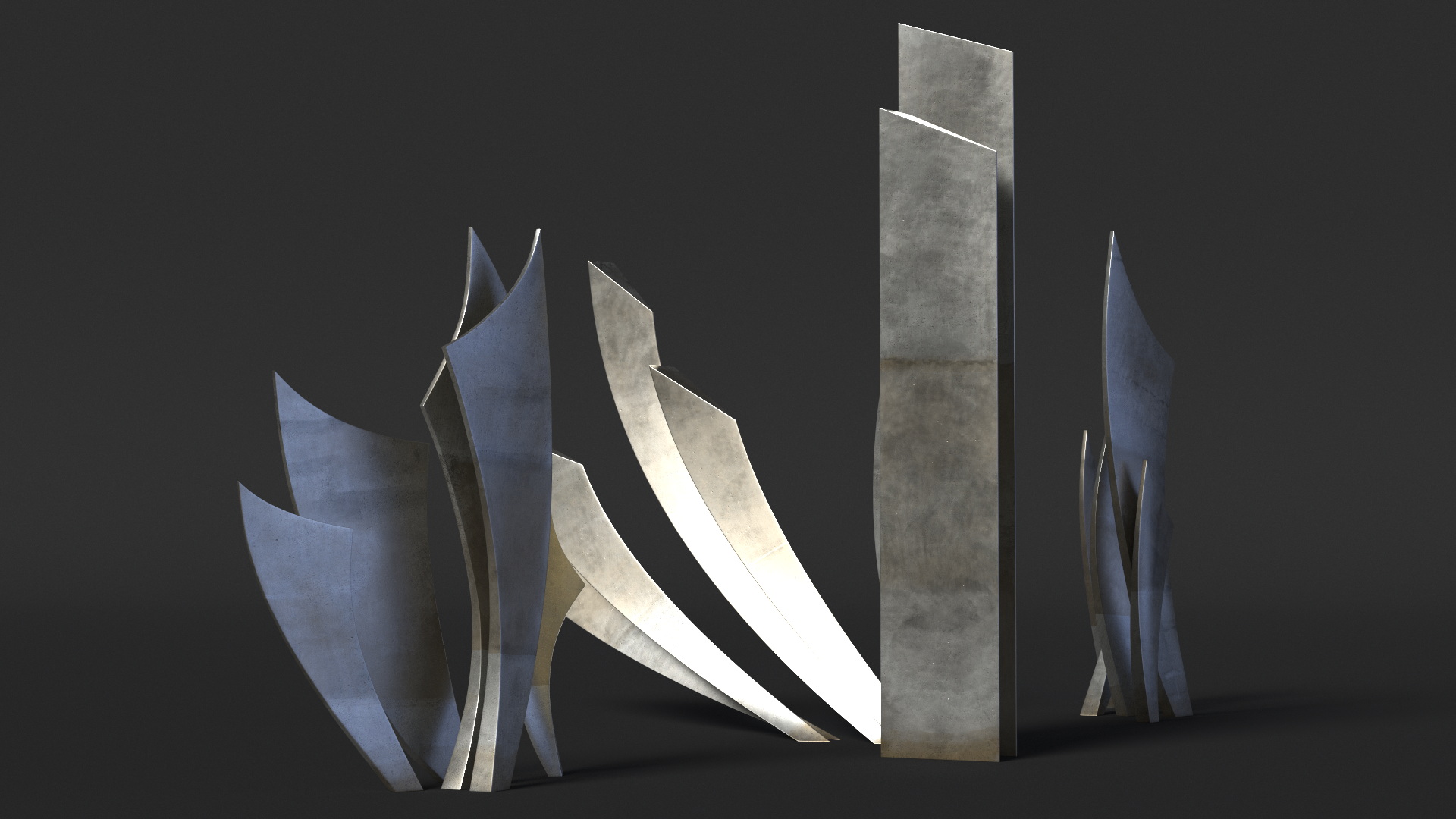 Les Braves Memorial 3D model