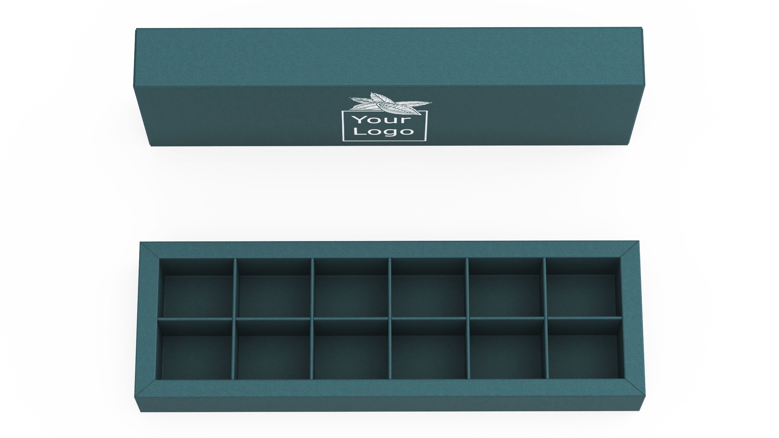 Empty Candy Box Mockup Open 3D