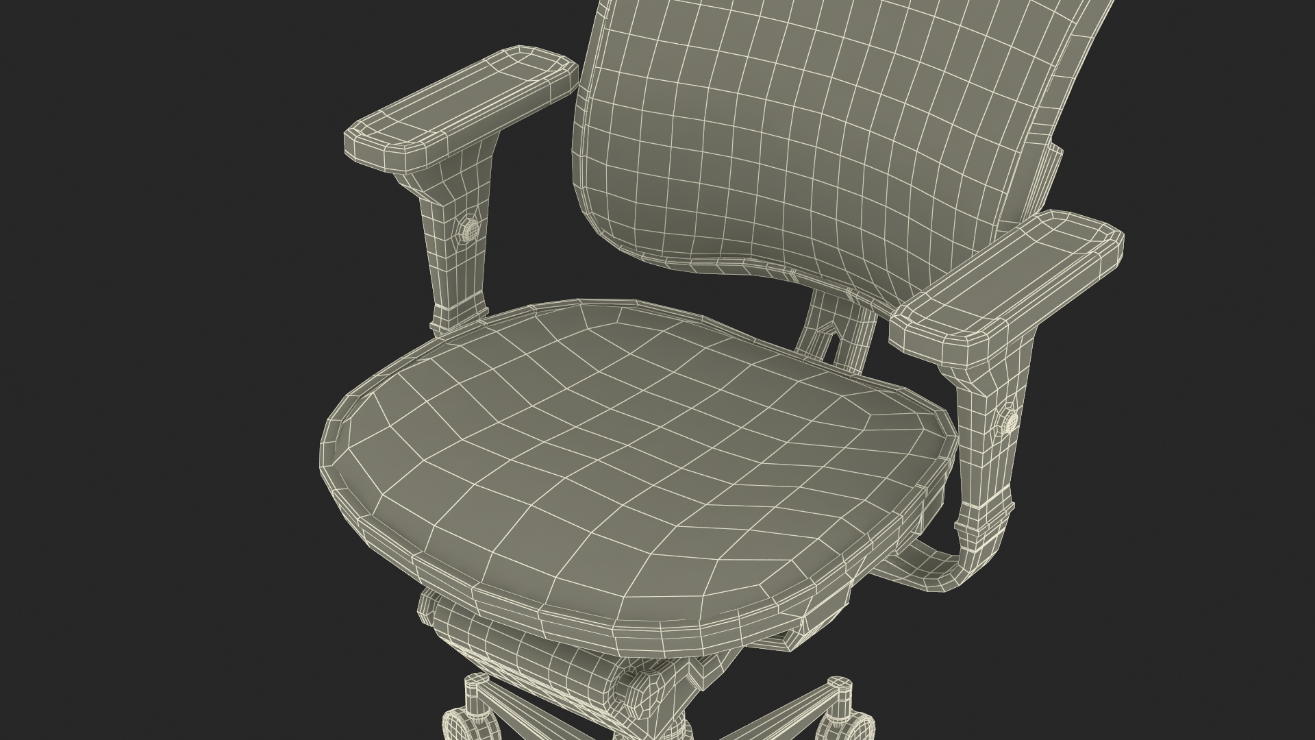 Ergonomic Mesh Office Chair 3D