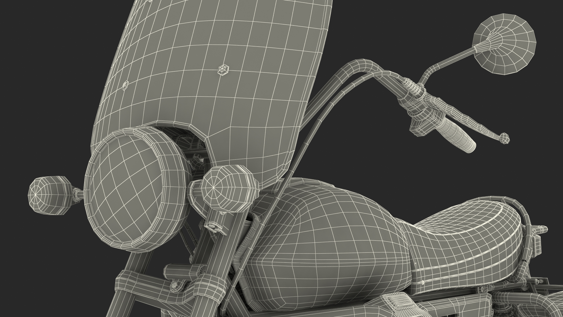 Moto Guzzi 850 T3 Classic Motorbike Rigged 3D