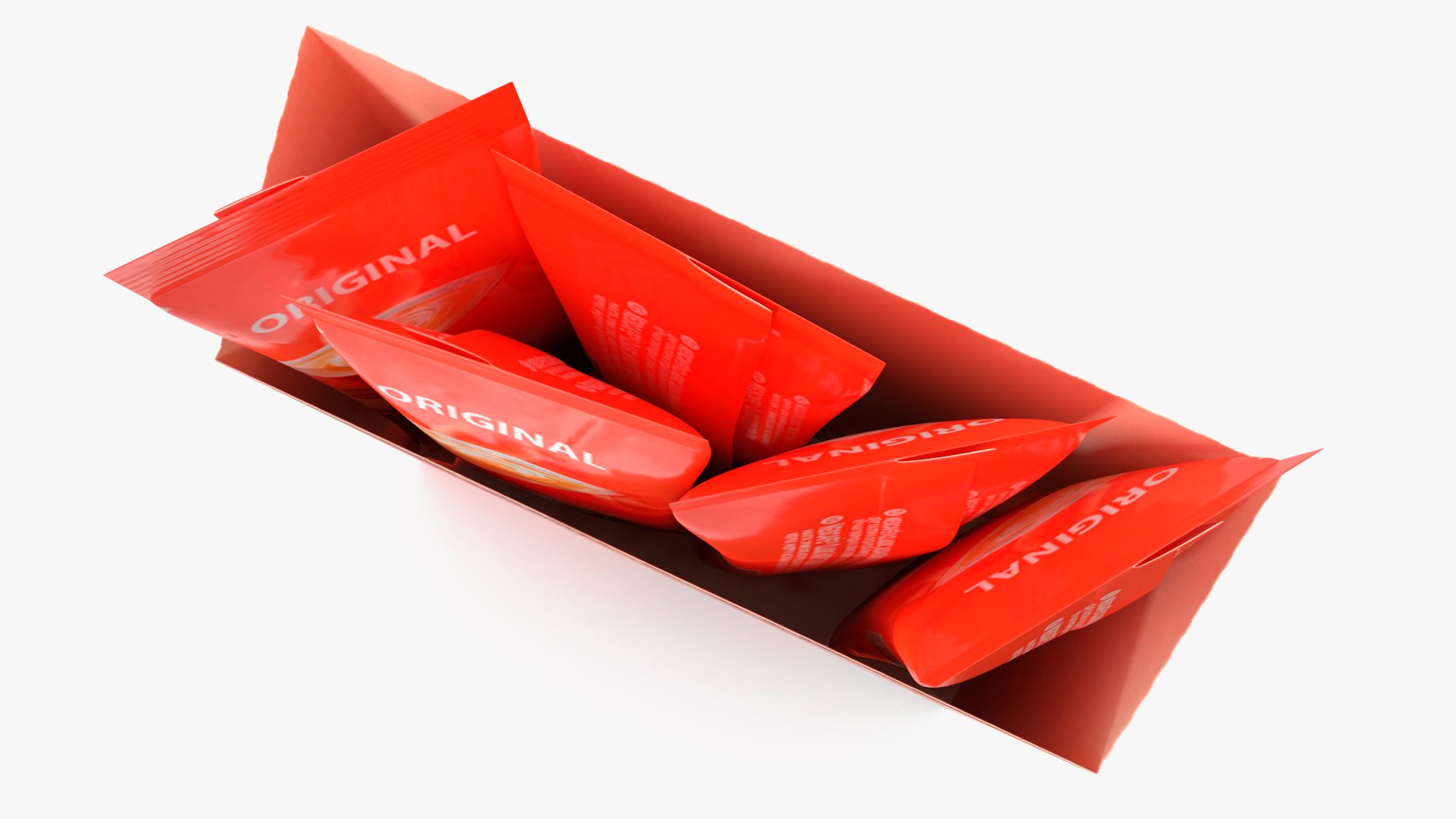 3D Nescafe Blend and Brew Box Opened model