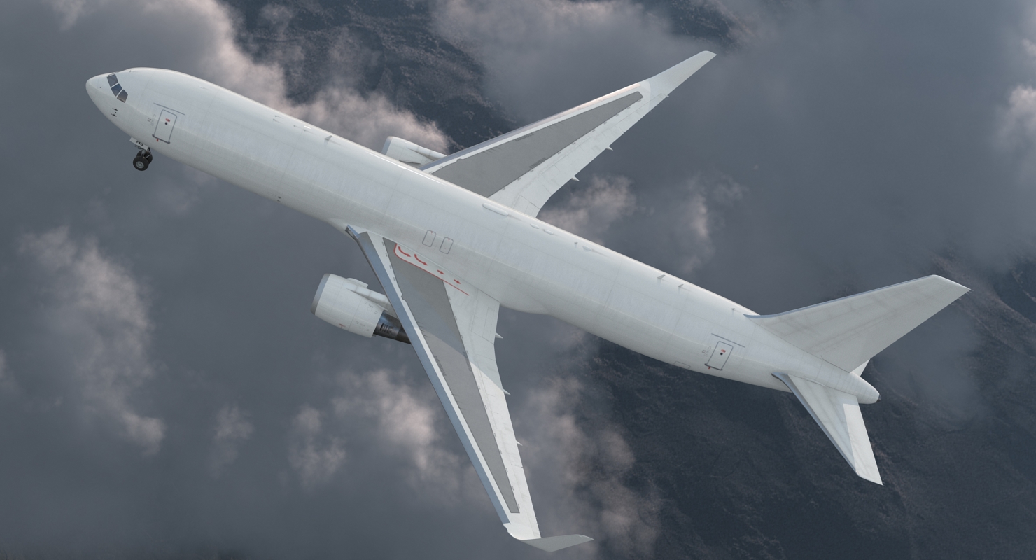 3D model Boeing 767 300F Generic Rigged