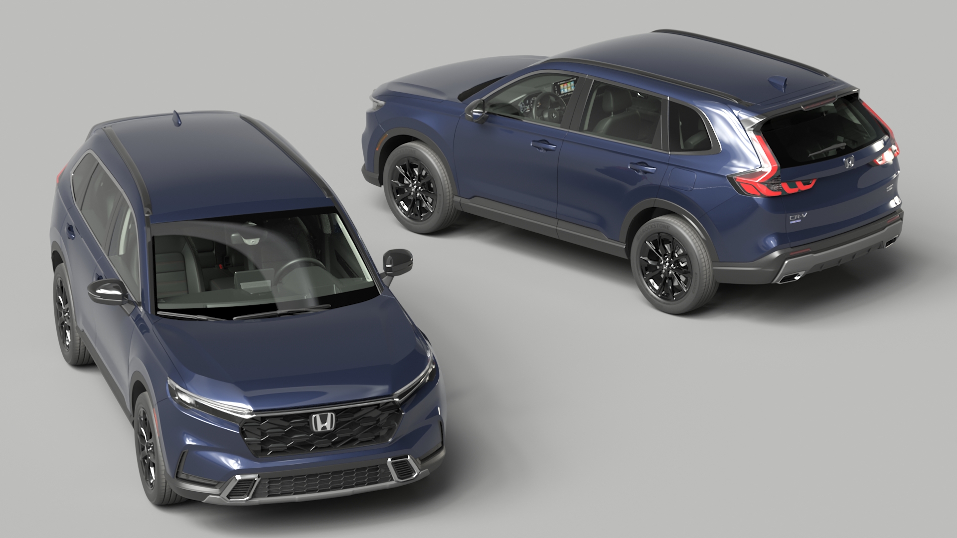 3D model 2025 Honda CR-V Blue