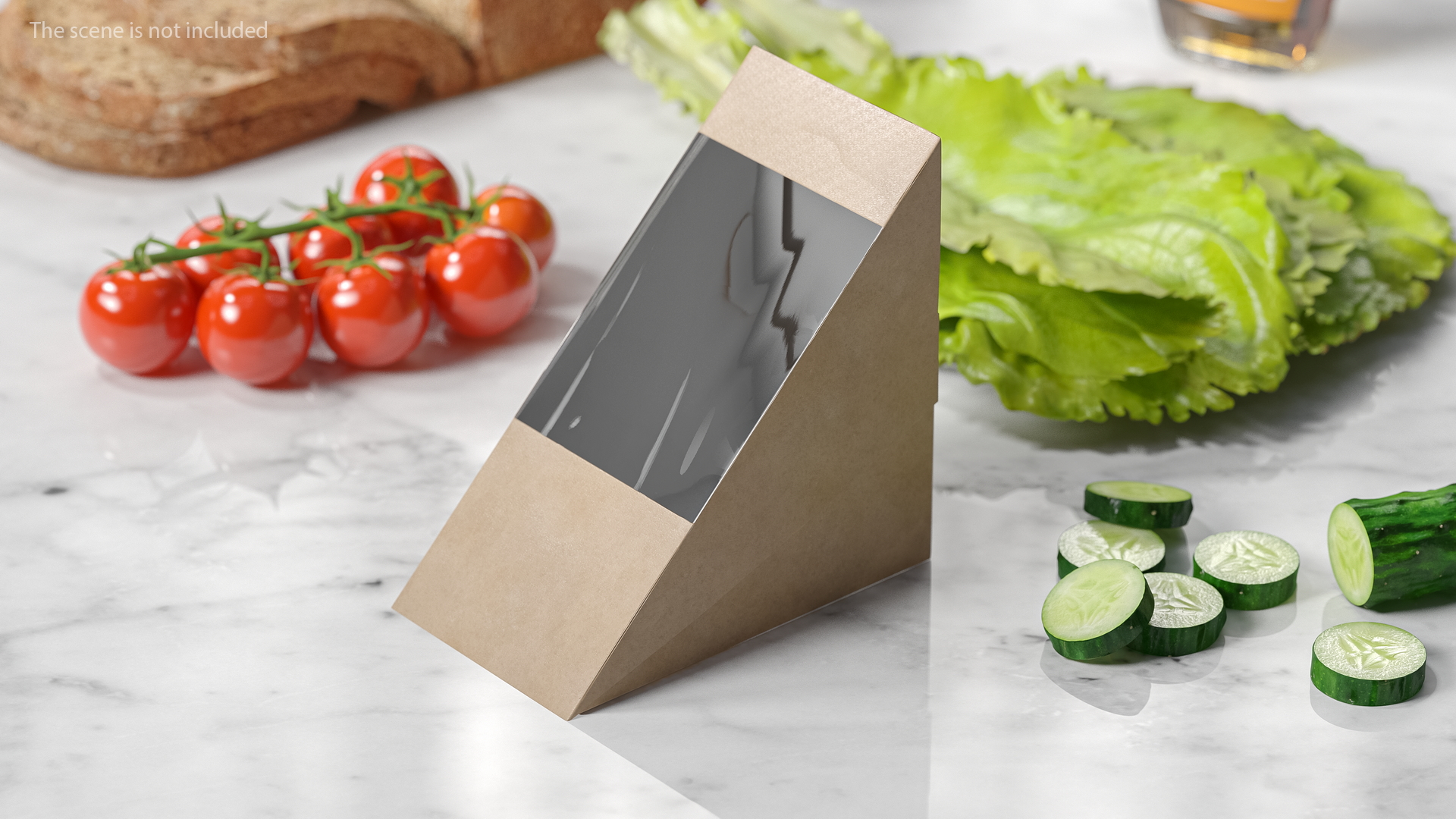 3D model Paperboard Medium Sandwich Box