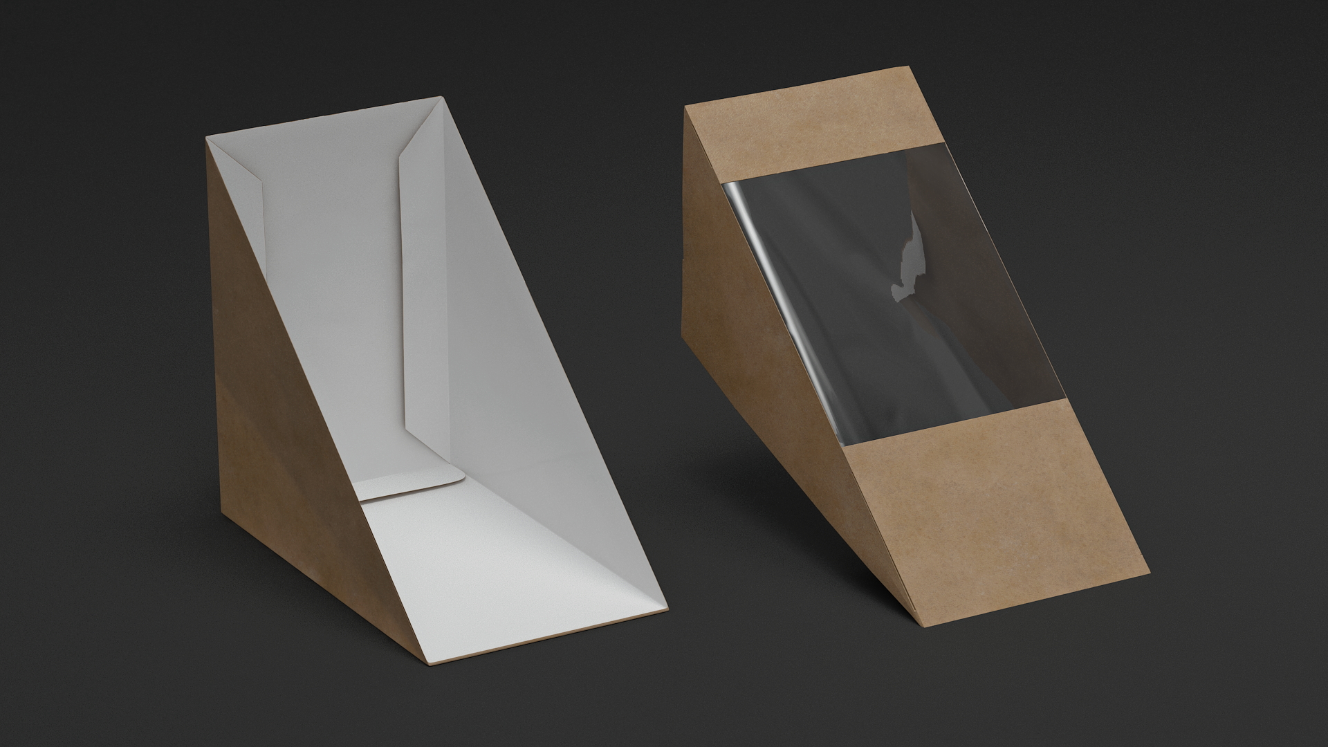 3D model Paperboard Medium Sandwich Box