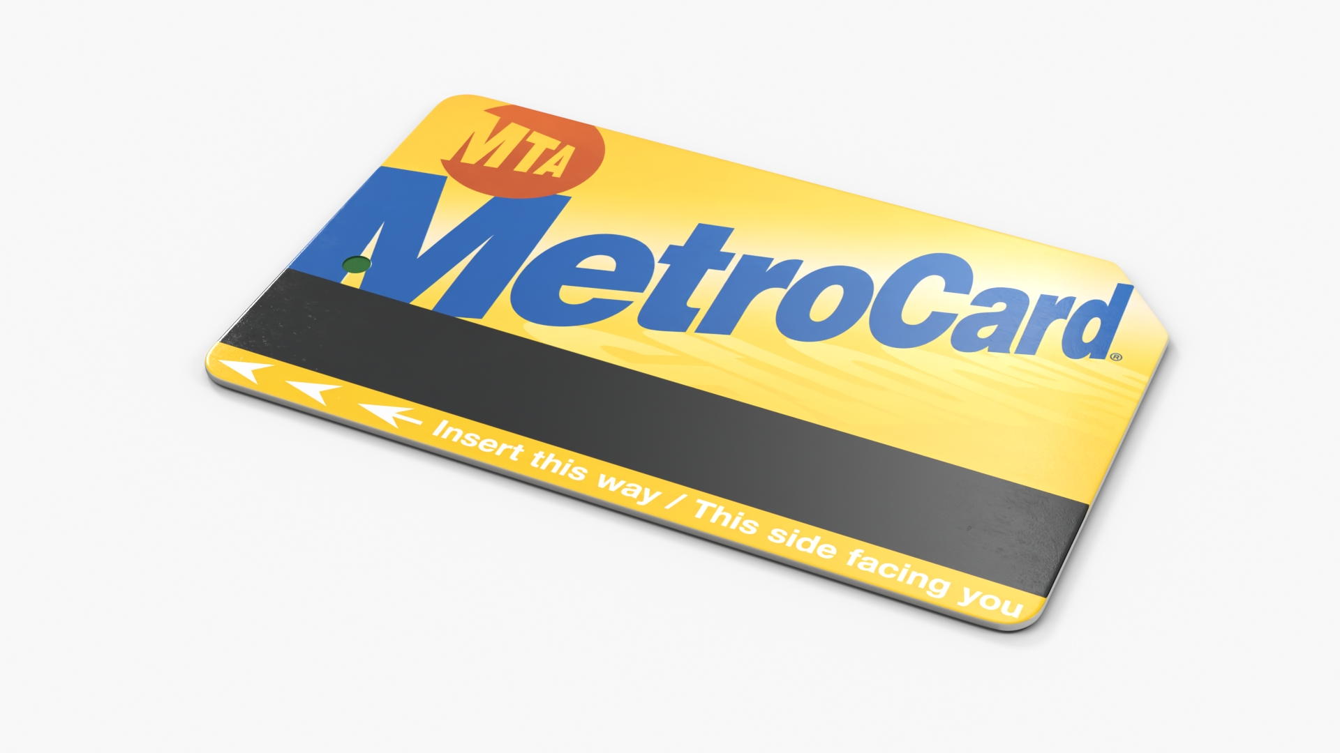 MTA MetroCard Transit Card Yellow - view 2