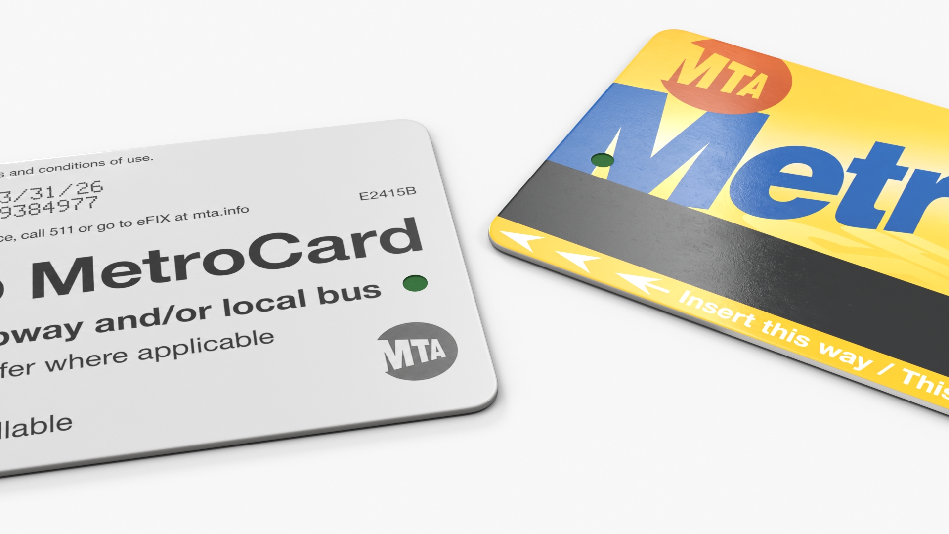 MTA MetroCard Transit Card Yellow - view 5