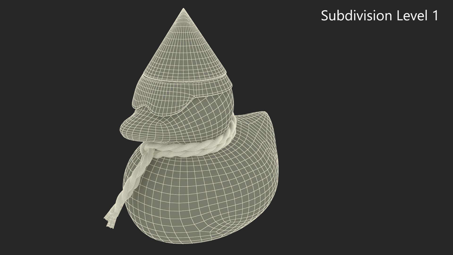 3D Rubber Duck with Accessories model