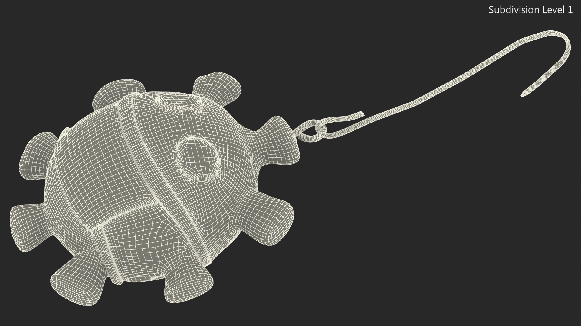 3D model Coronavirus Christmas Ornament