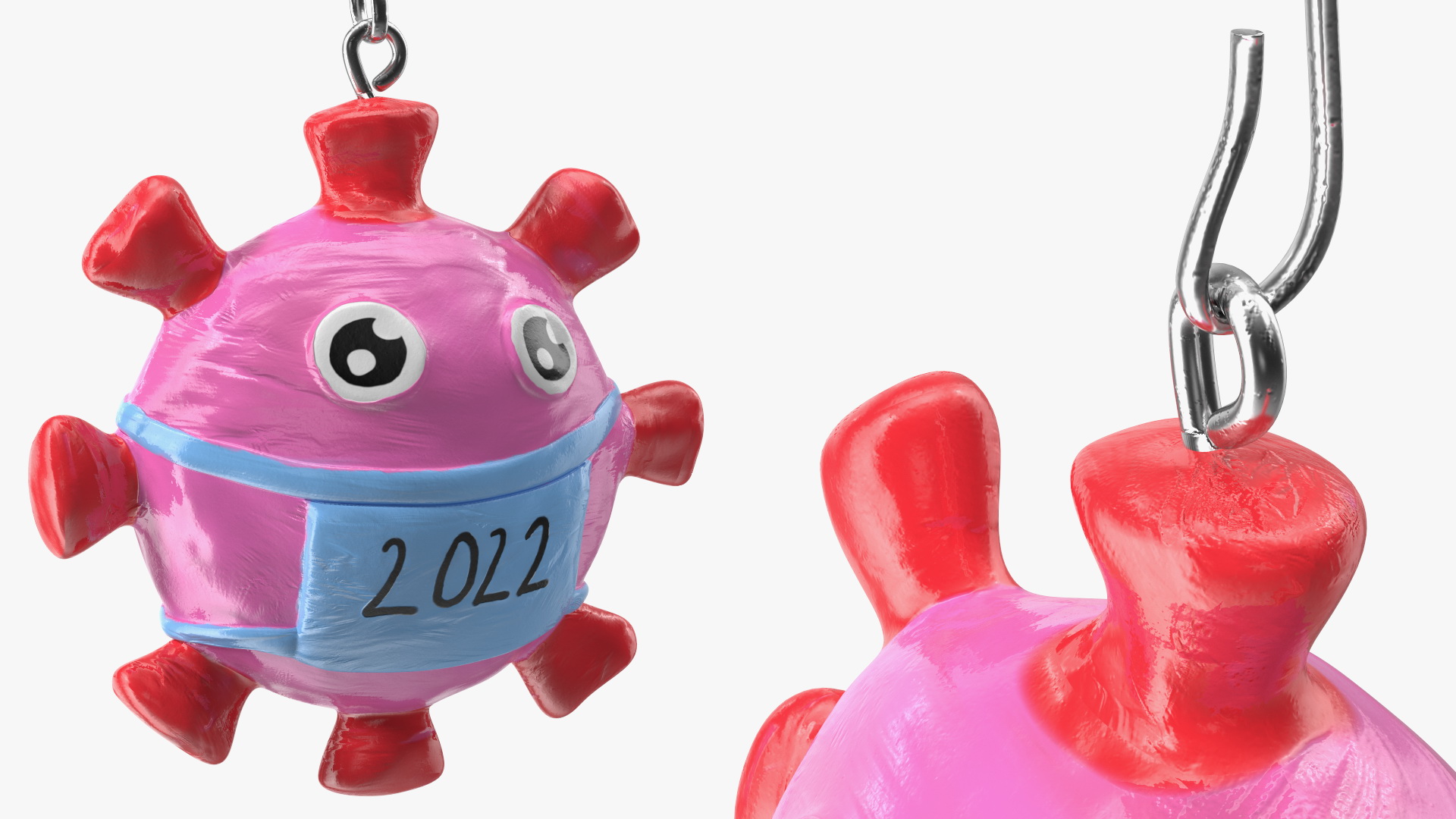 3D model Coronavirus Christmas Ornament