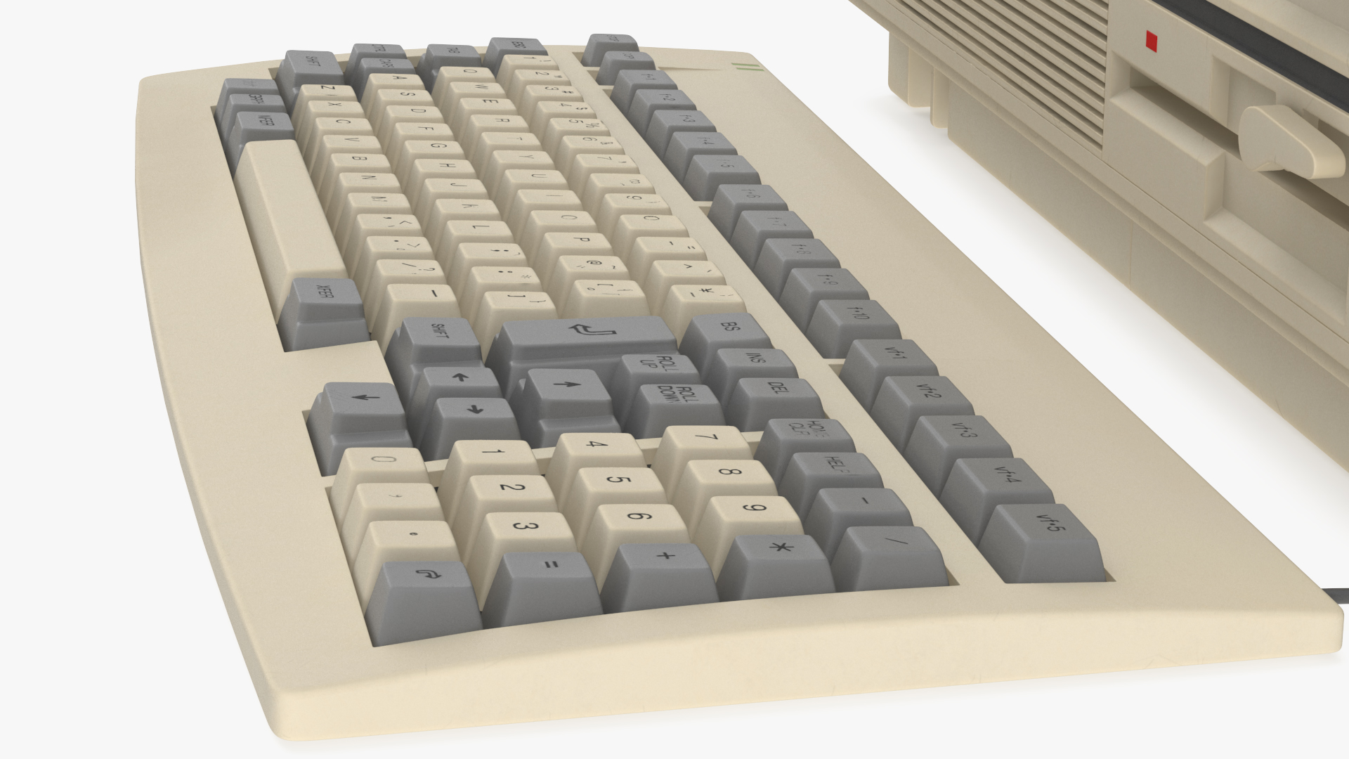 3D model Personal Computer with Retro CRT Monitor