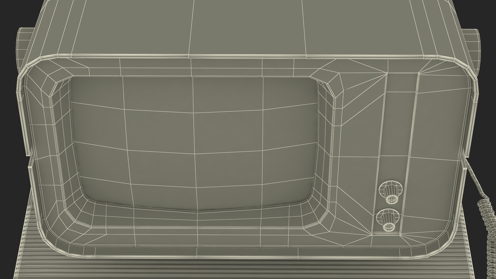 3D model Personal Computer with Retro CRT Monitor