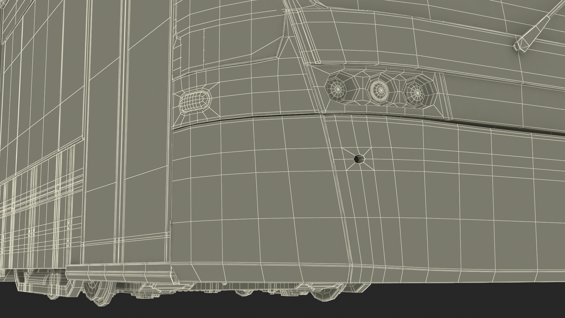 Express Tram Blue 3D