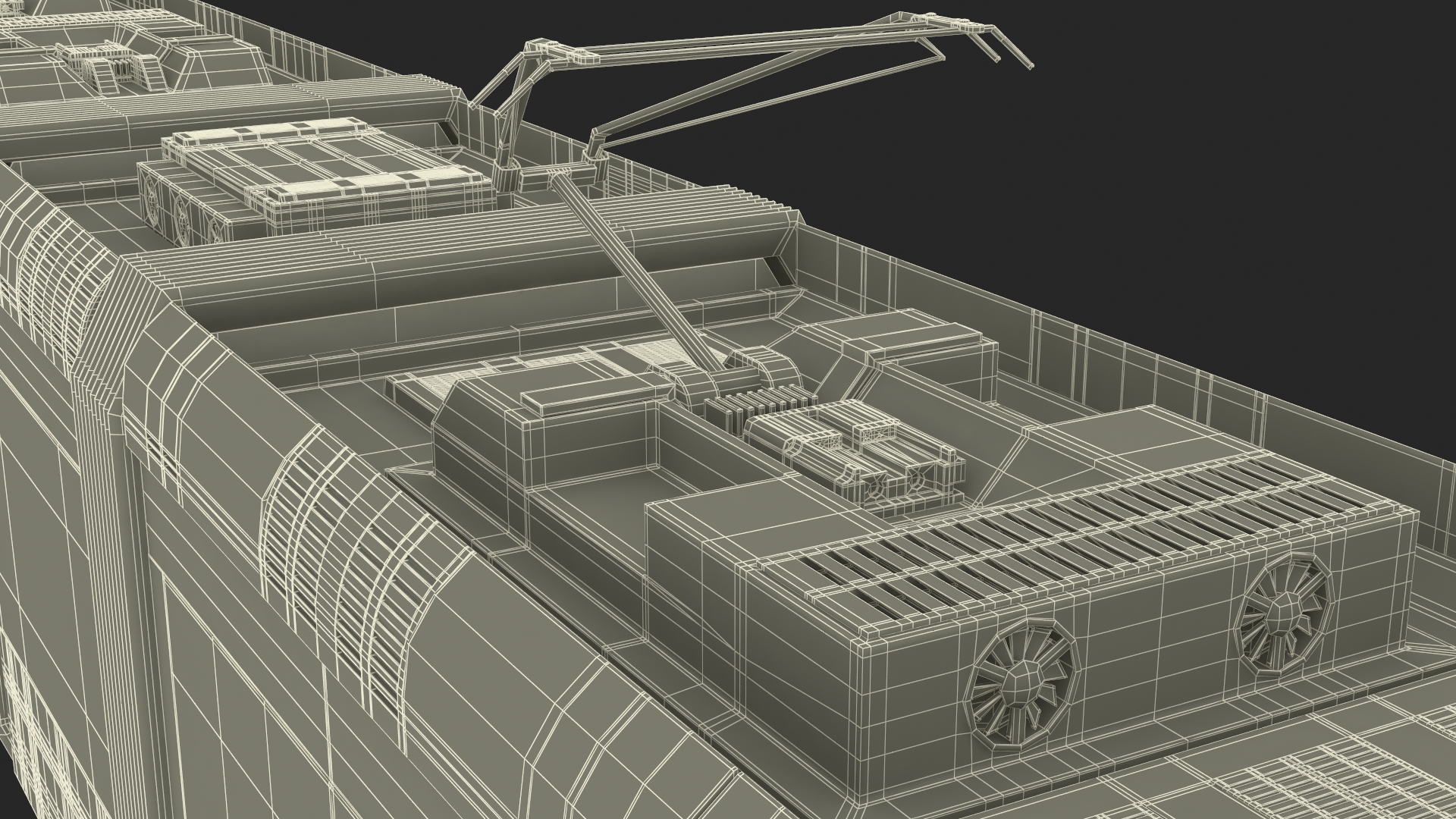 Express Tram Blue 3D