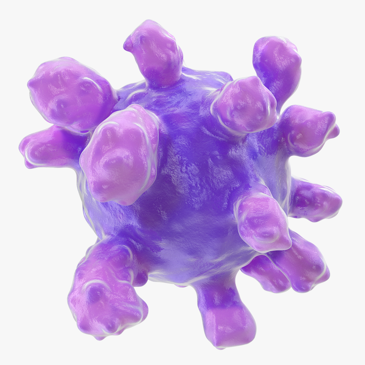 Virus 3D Model, view 3