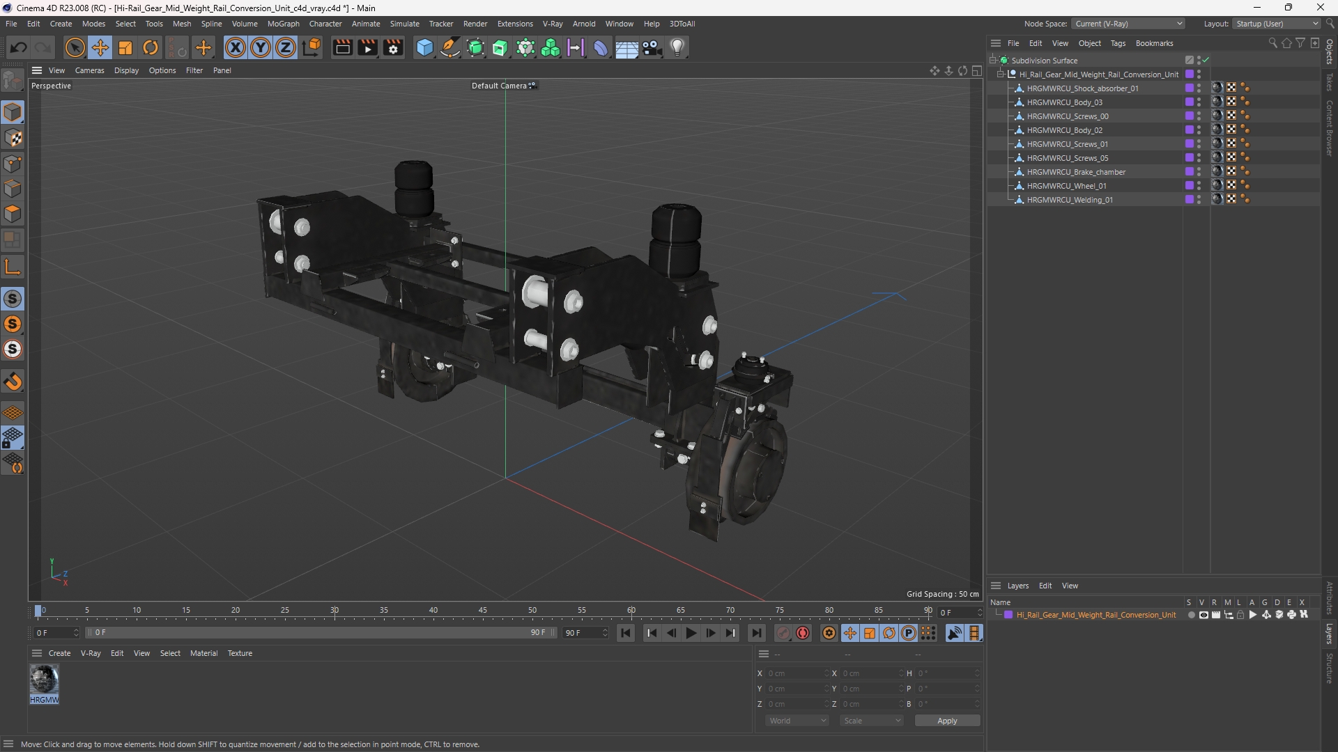 Hi-Rail Gear Mid Weight Rail Conversion Unit - view 12