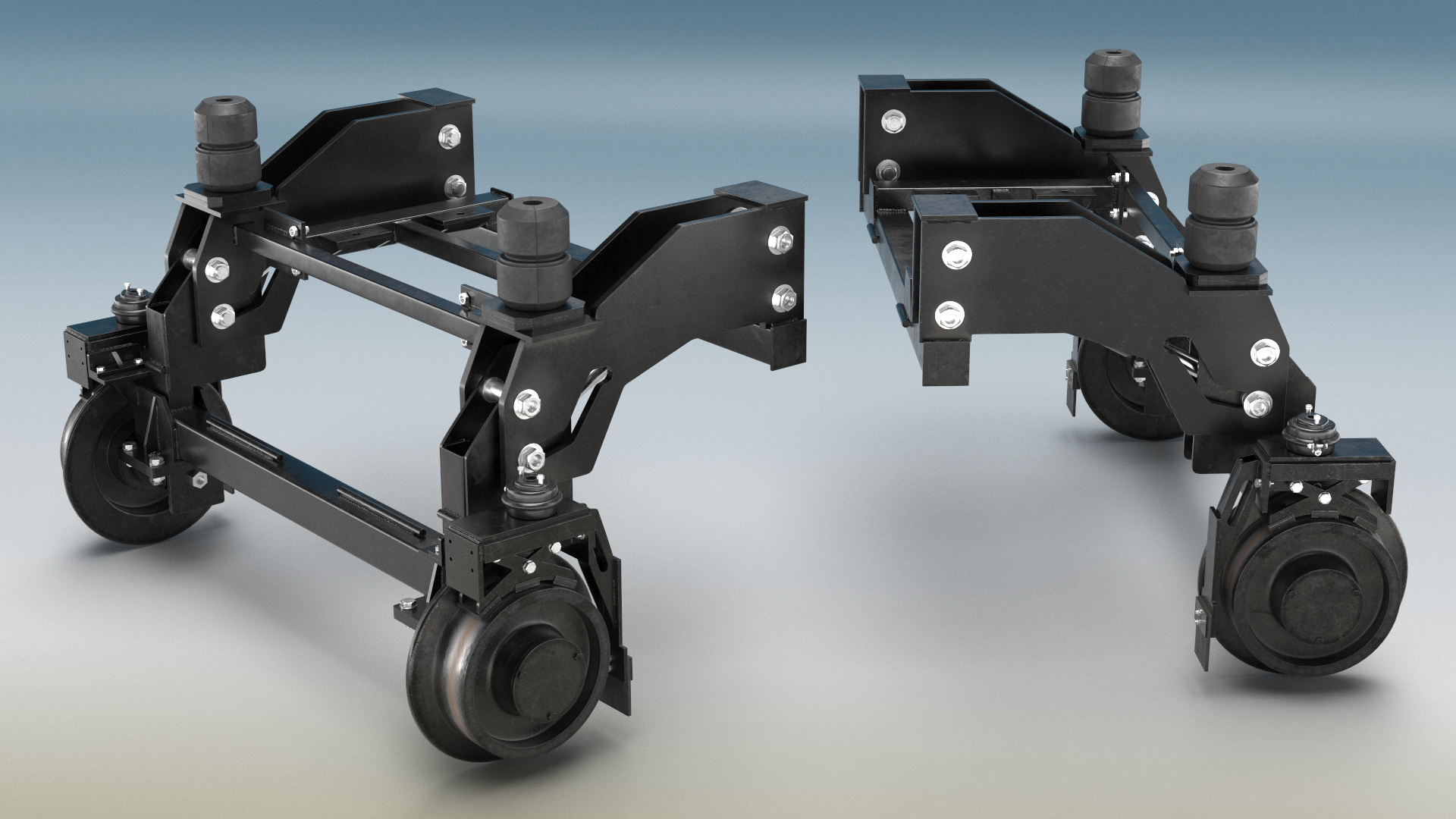 Hi-Rail Gear Mid Weight Rail Conversion Unit - view 3