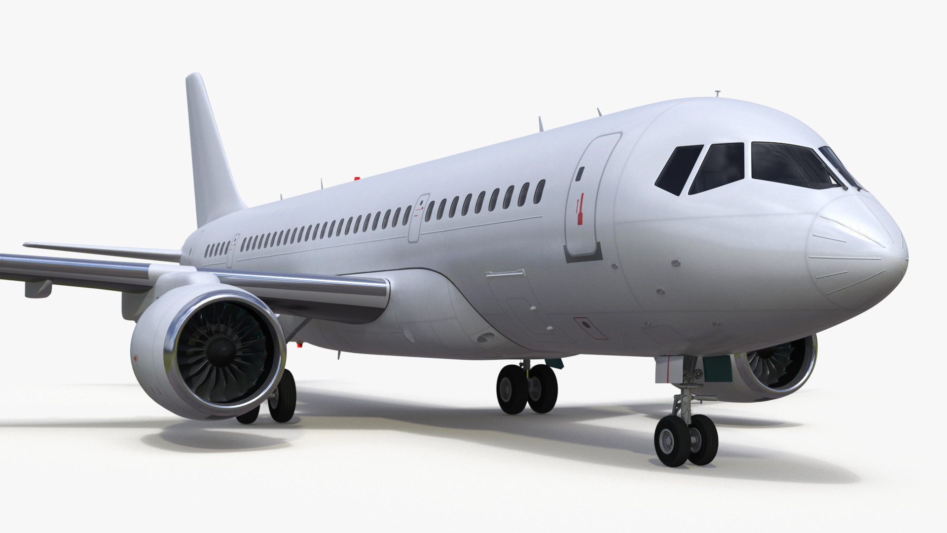 3D model Narrow Body Airliner