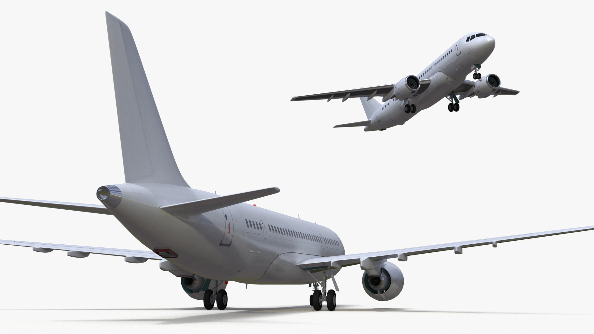 3D model Narrow Body Airliner