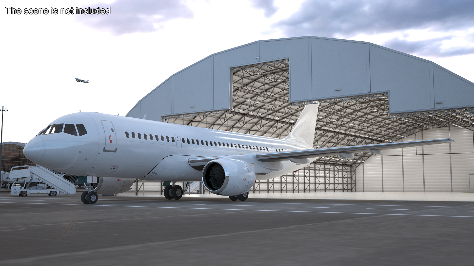 3D model Narrow Body Airliner