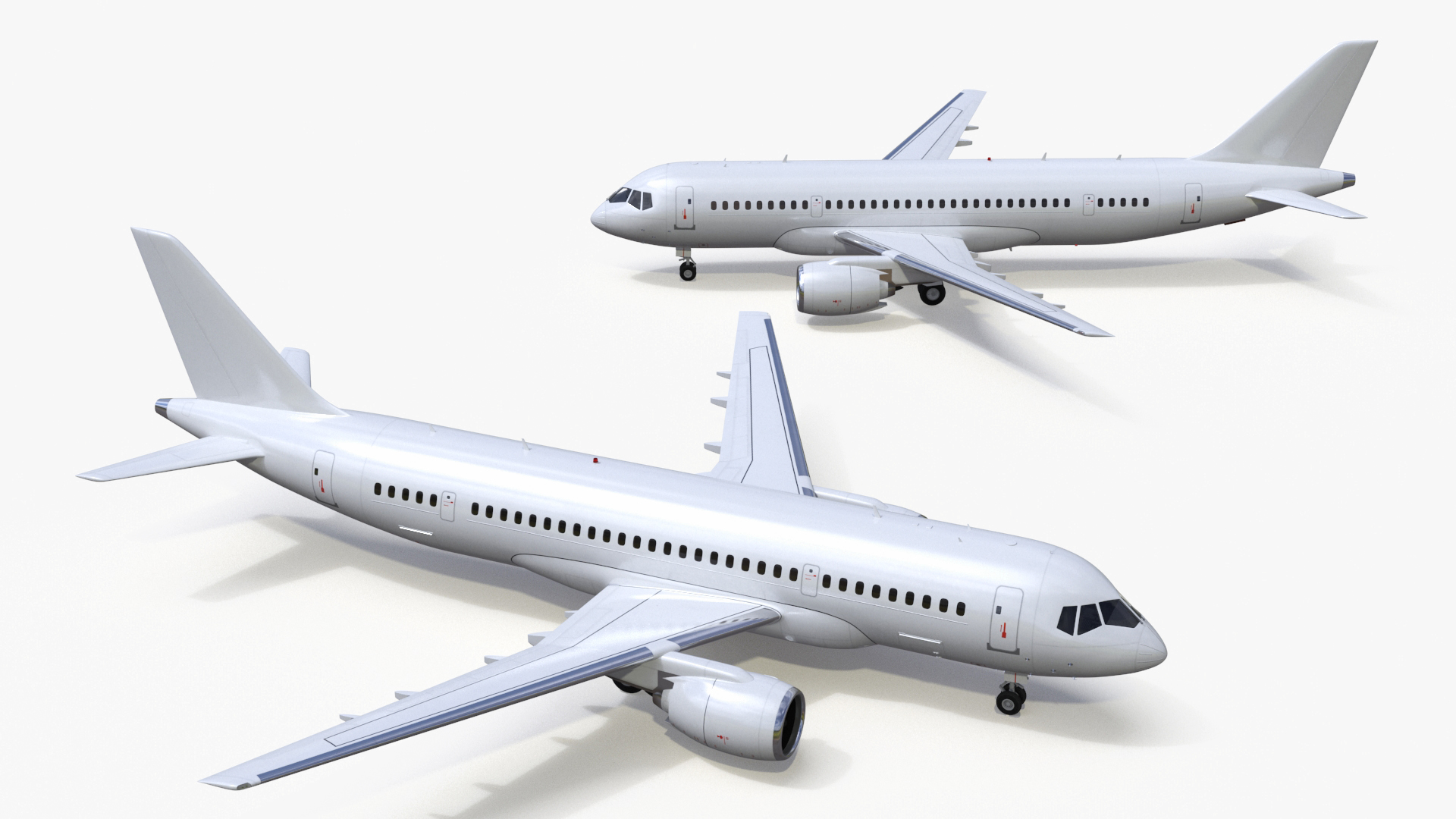 3D model Narrow Body Airliner