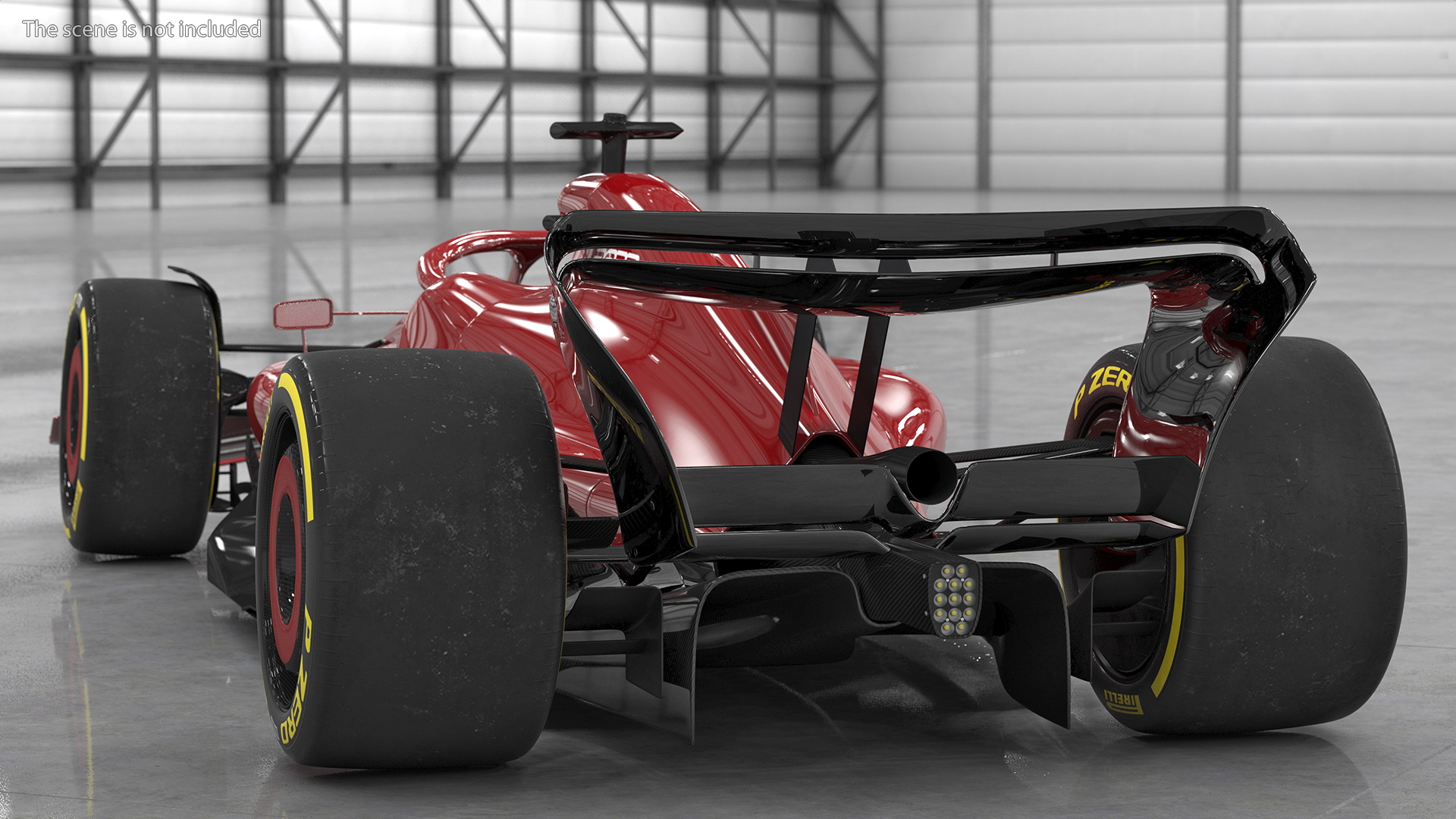 3D model Formula 1 2022 Red Livery