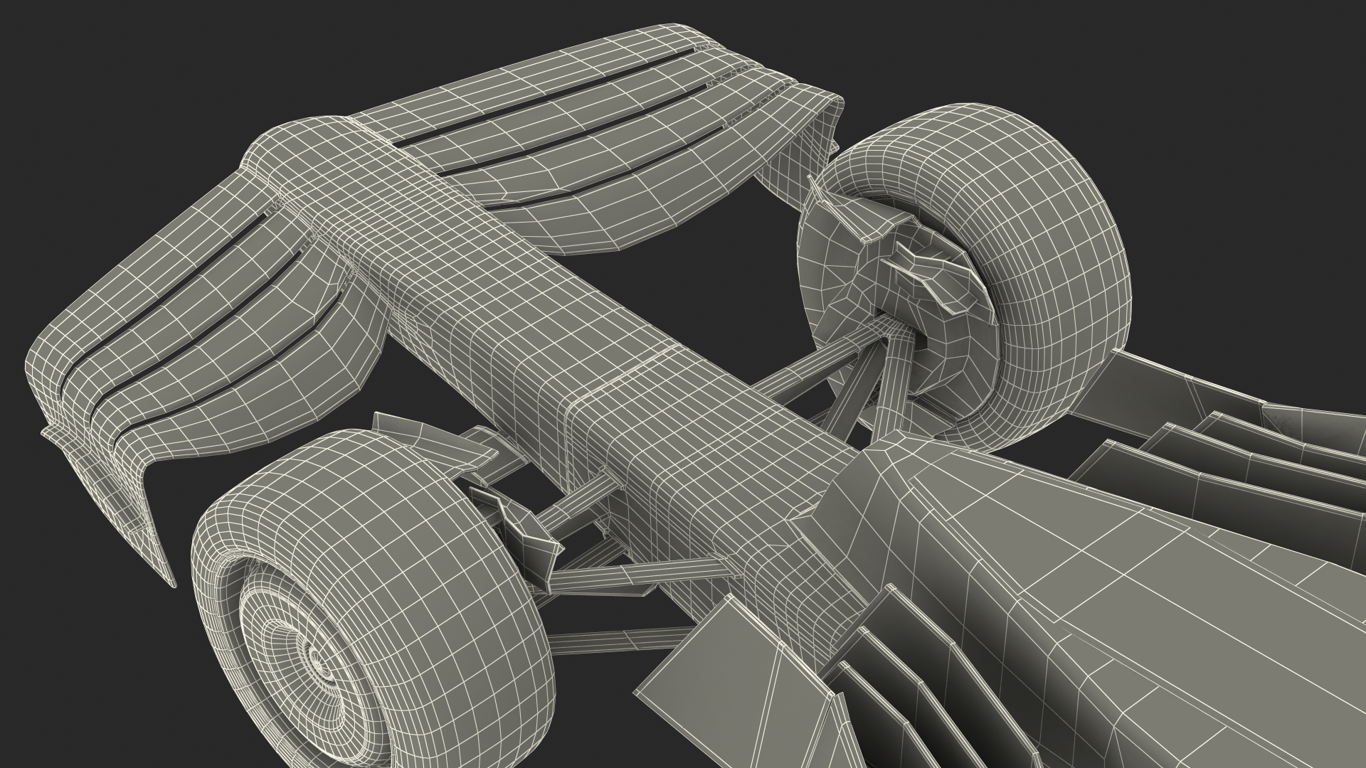 3D model Formula 1 2022 Red Livery