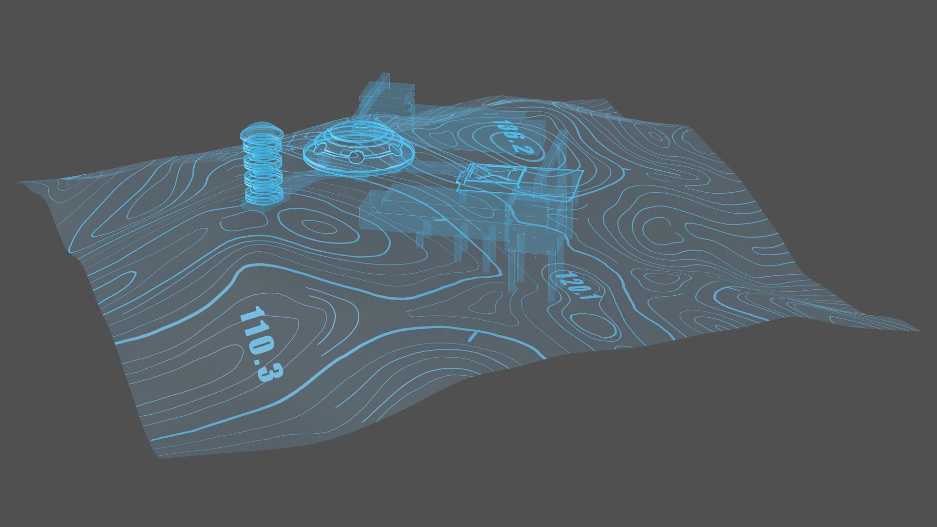 3D model Sci-Fi Hologram