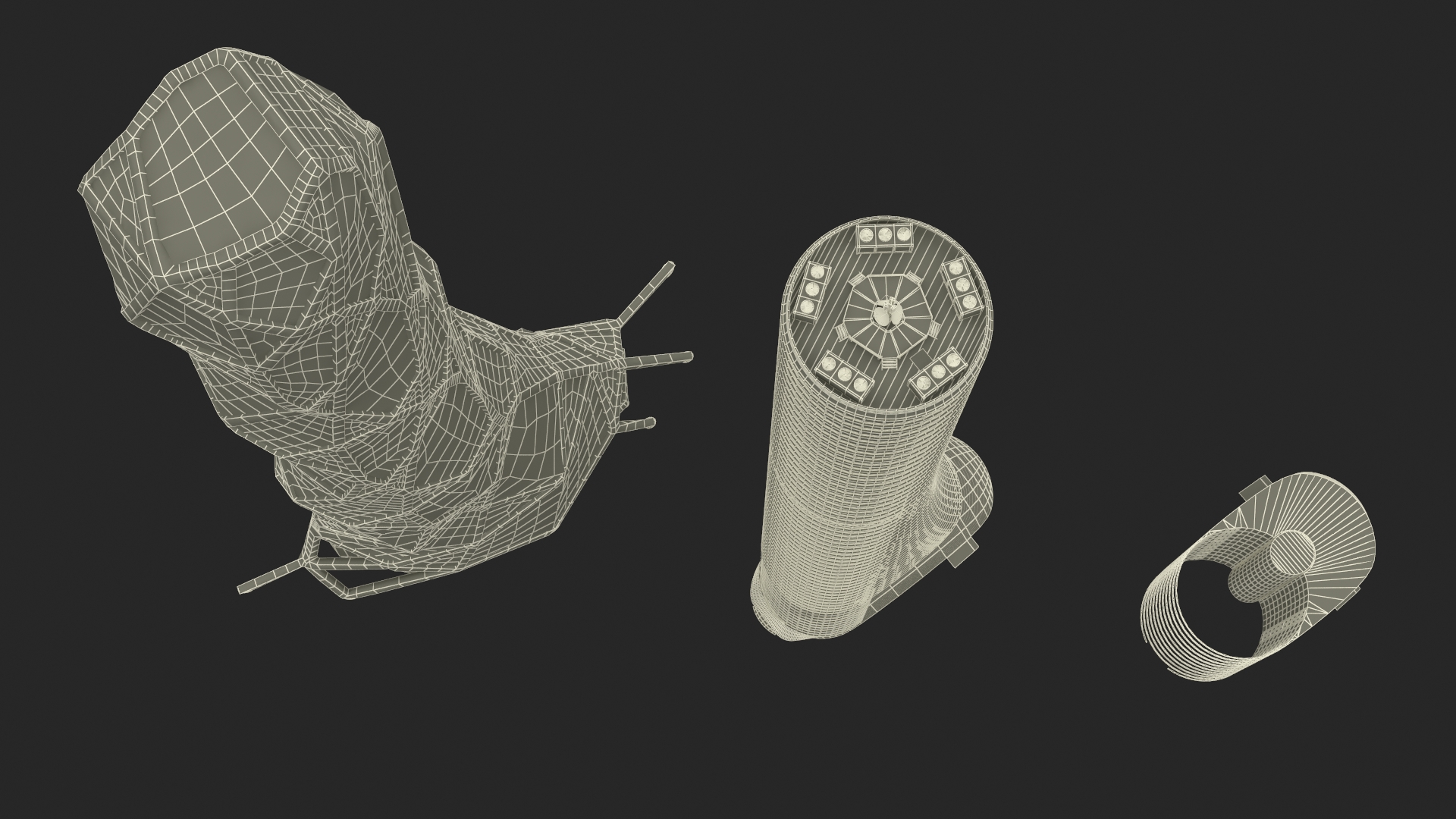 3D Futuristic Bionic Skyscraper model
