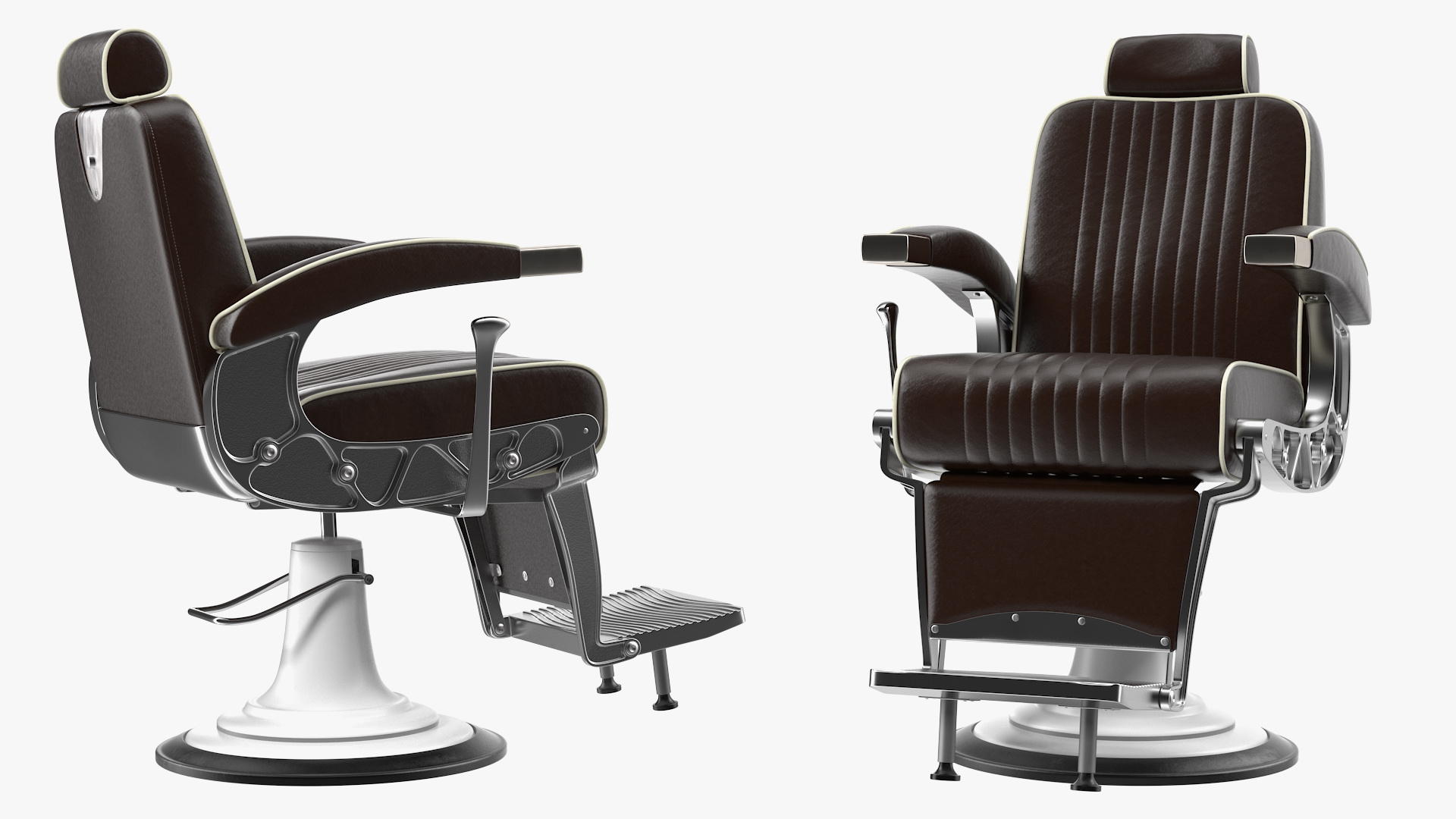 3D model Vintage Barber Chair