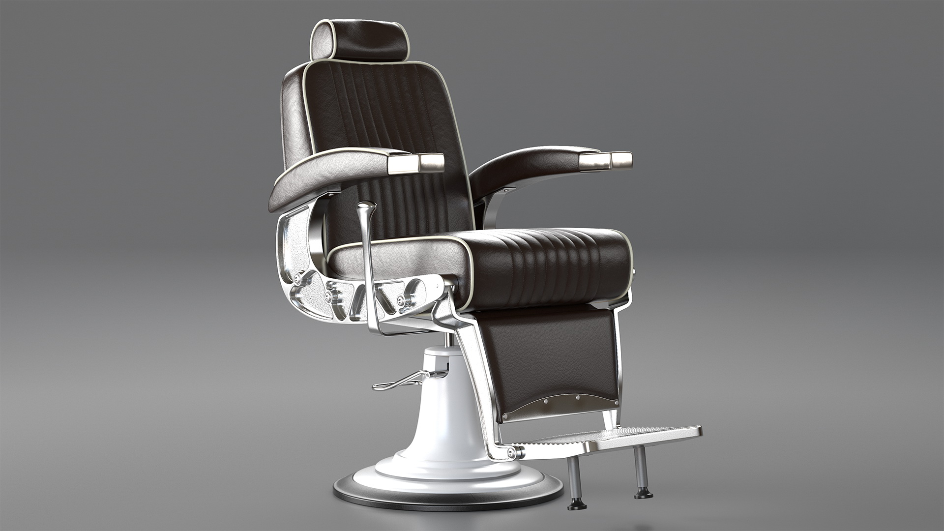 3D model Vintage Barber Chair