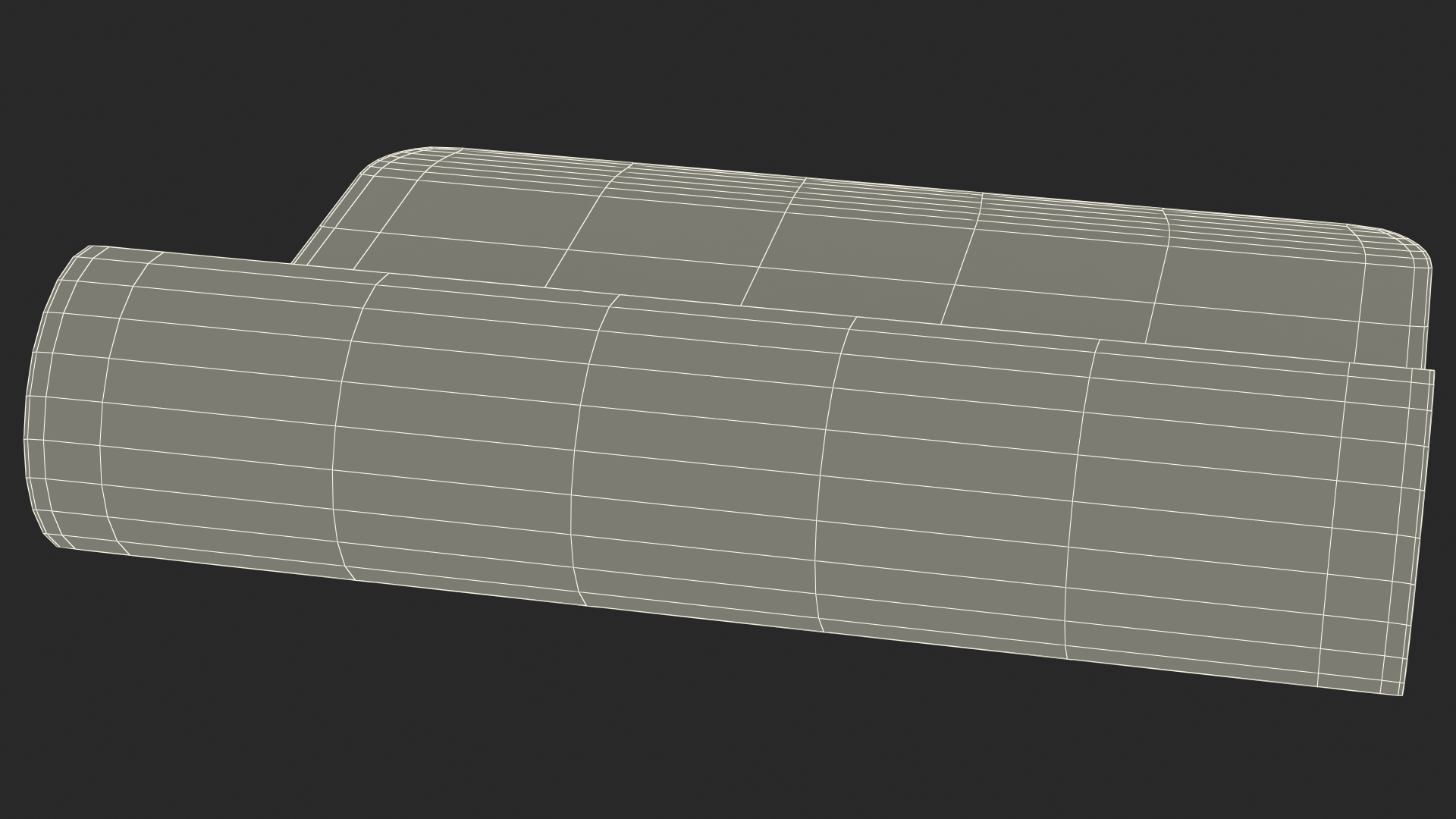 3D model Yoga Mat Rolled Camo