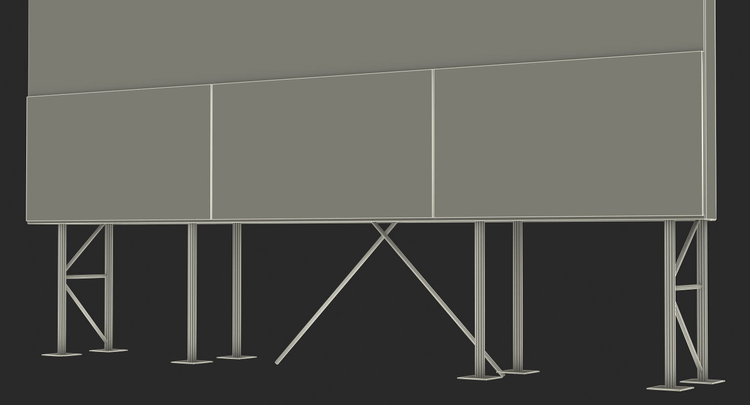 3D Stadium Scoreboard model