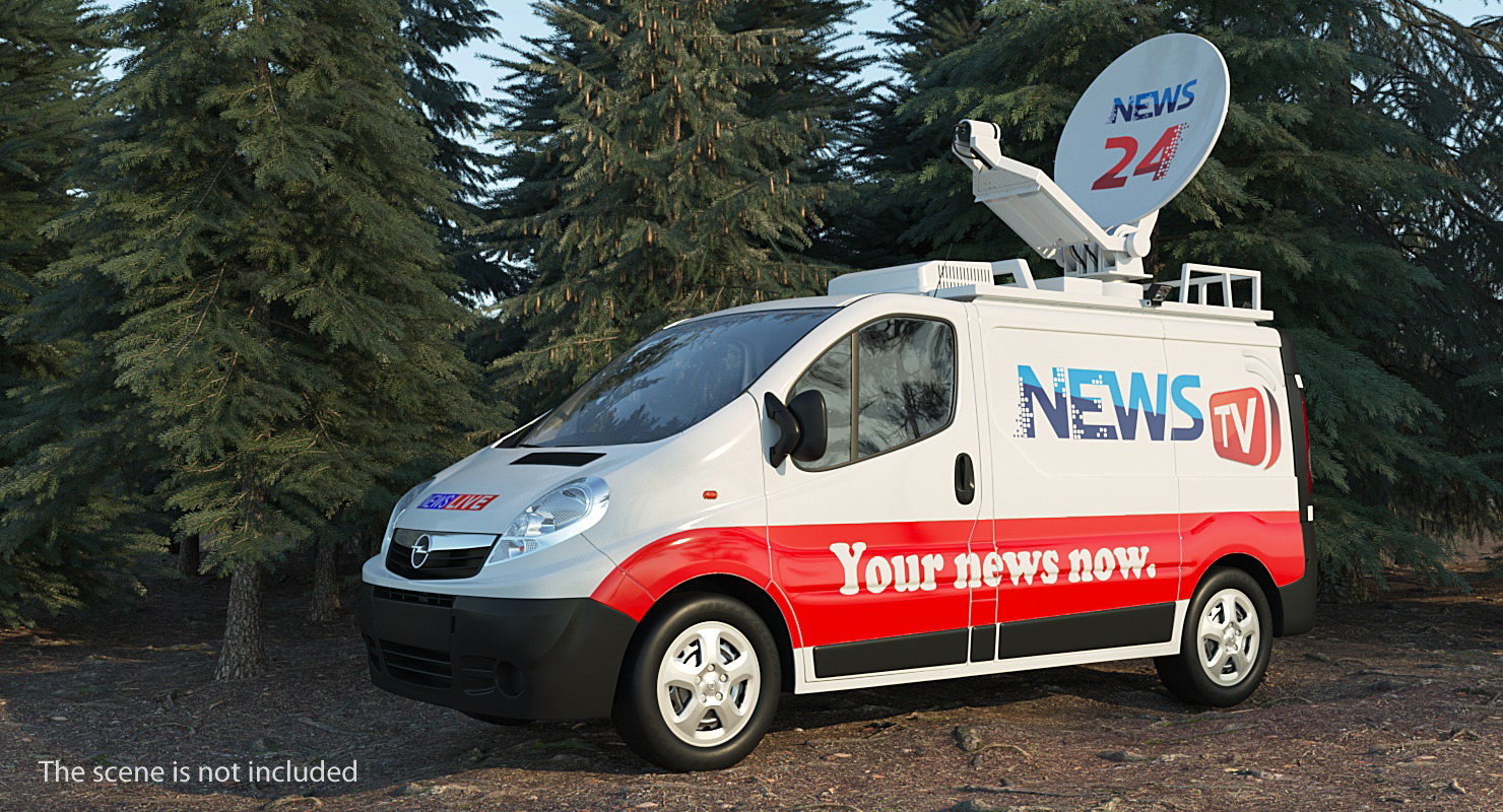 3D Mobile Satellite Dish