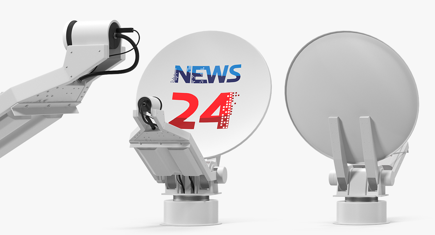 3D Mobile Satellite Dish