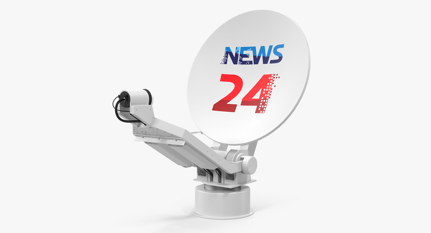 3D Mobile Satellite Dish
