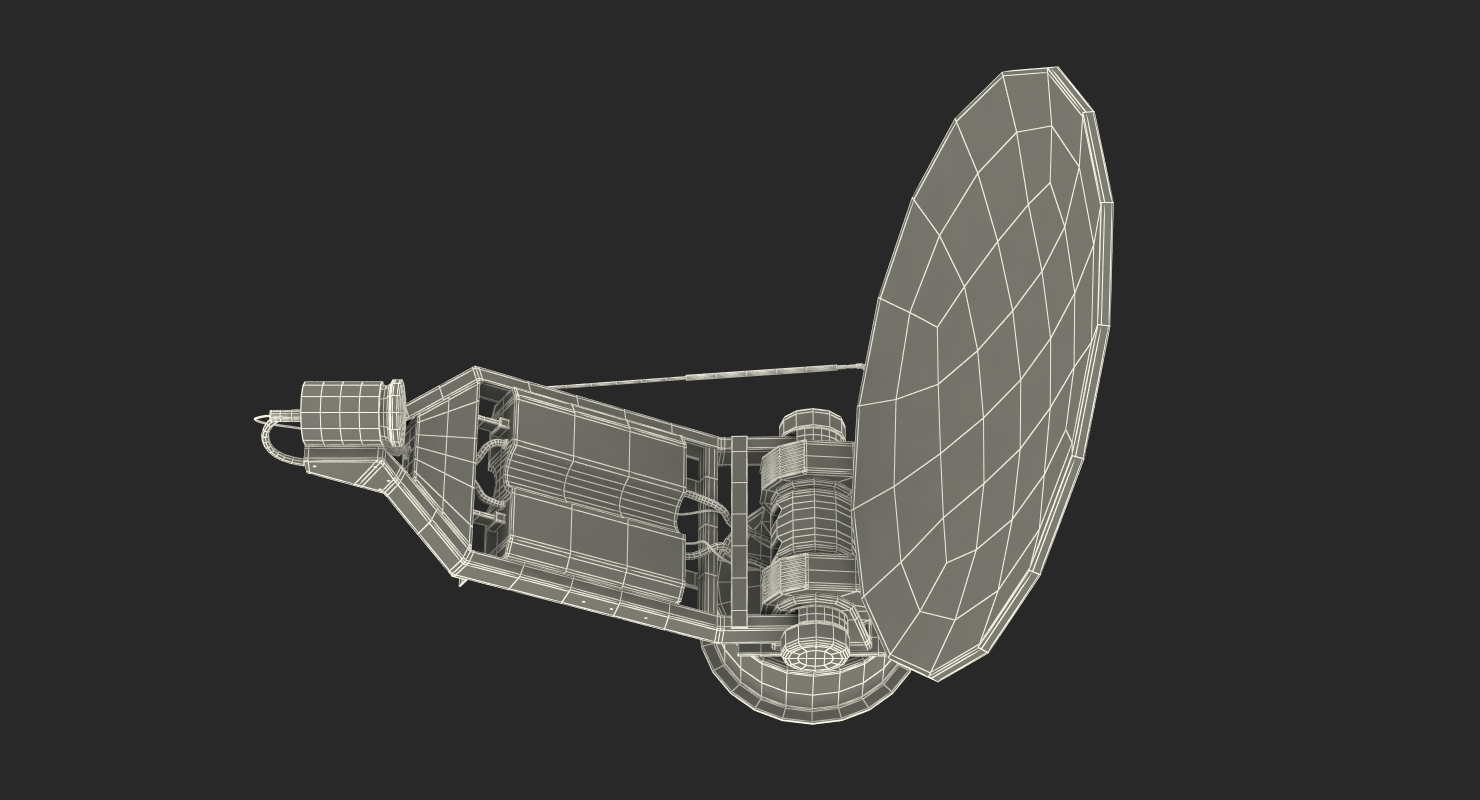 3D Mobile Satellite Dish