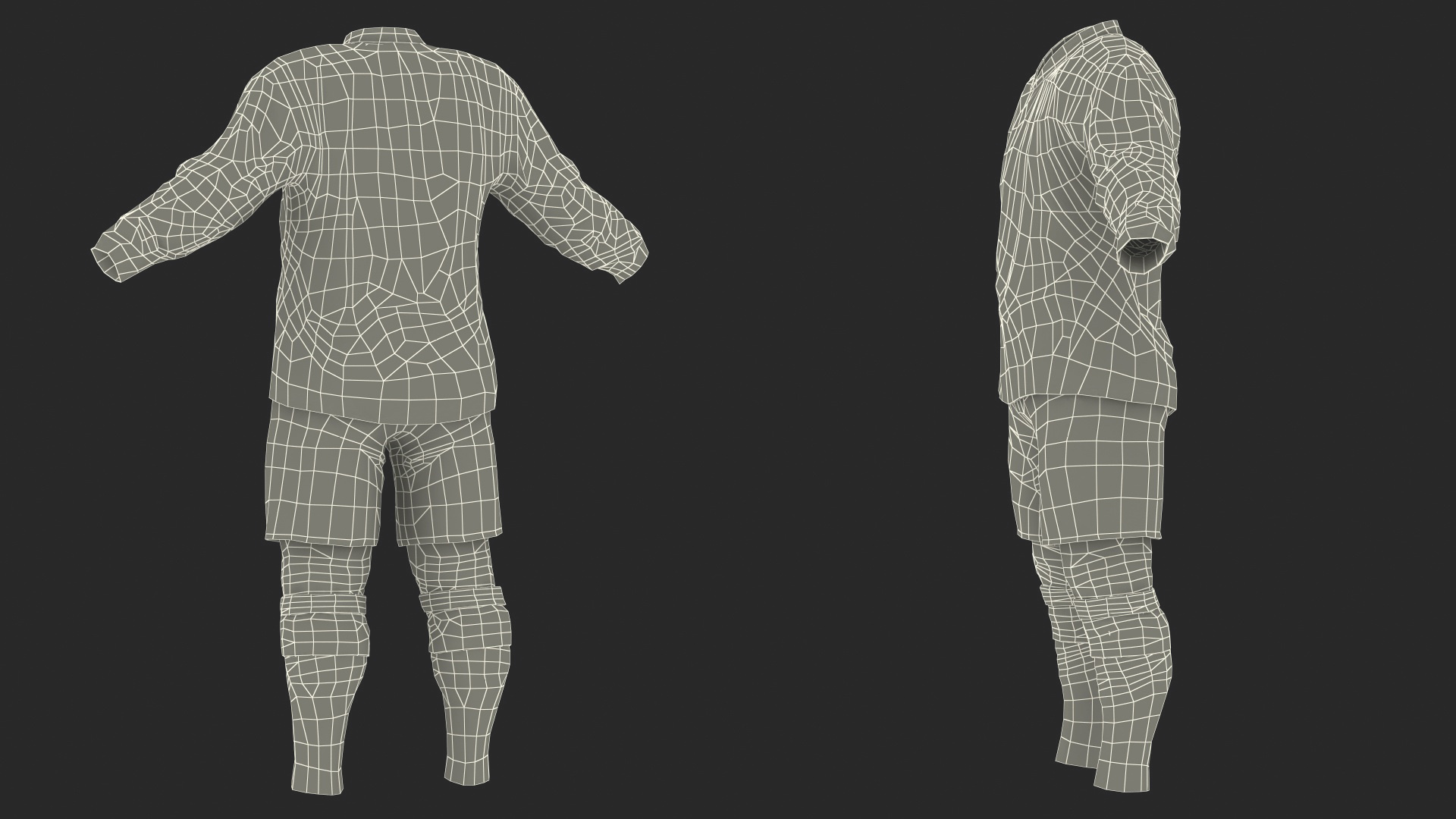 3D Hockey Clothes Red model