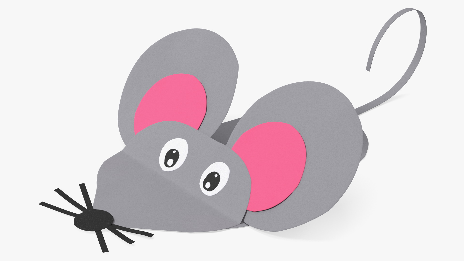 3D Craft Paper Toy Mouse