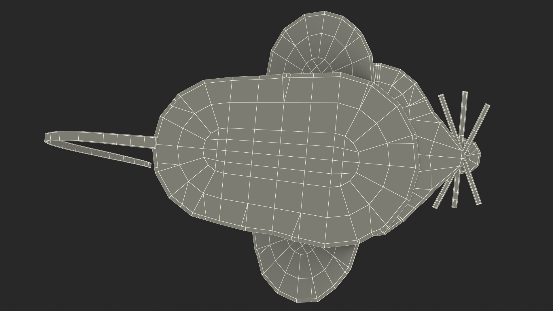 3D Craft Paper Toy Mouse