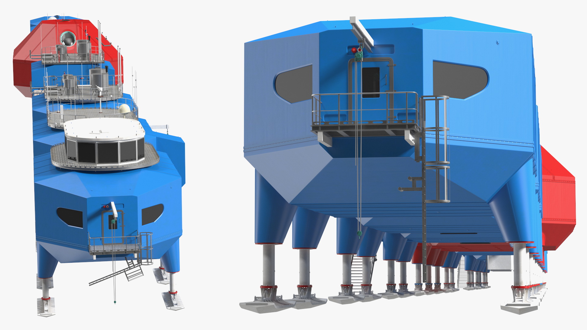3D Halley VI Research Antarctic Station