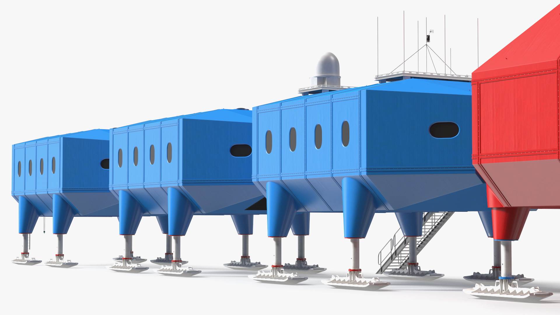 3D Halley VI Research Antarctic Station