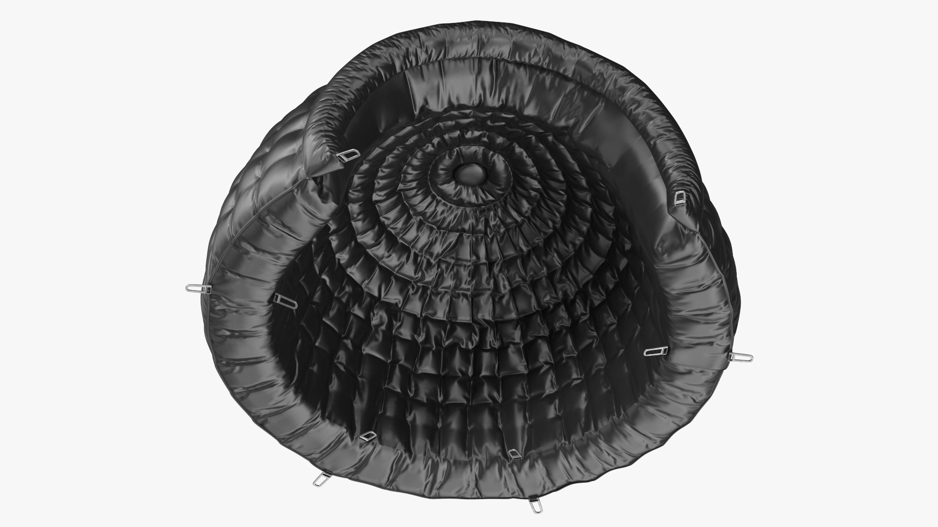3D Inflatable Dome Tent Black
