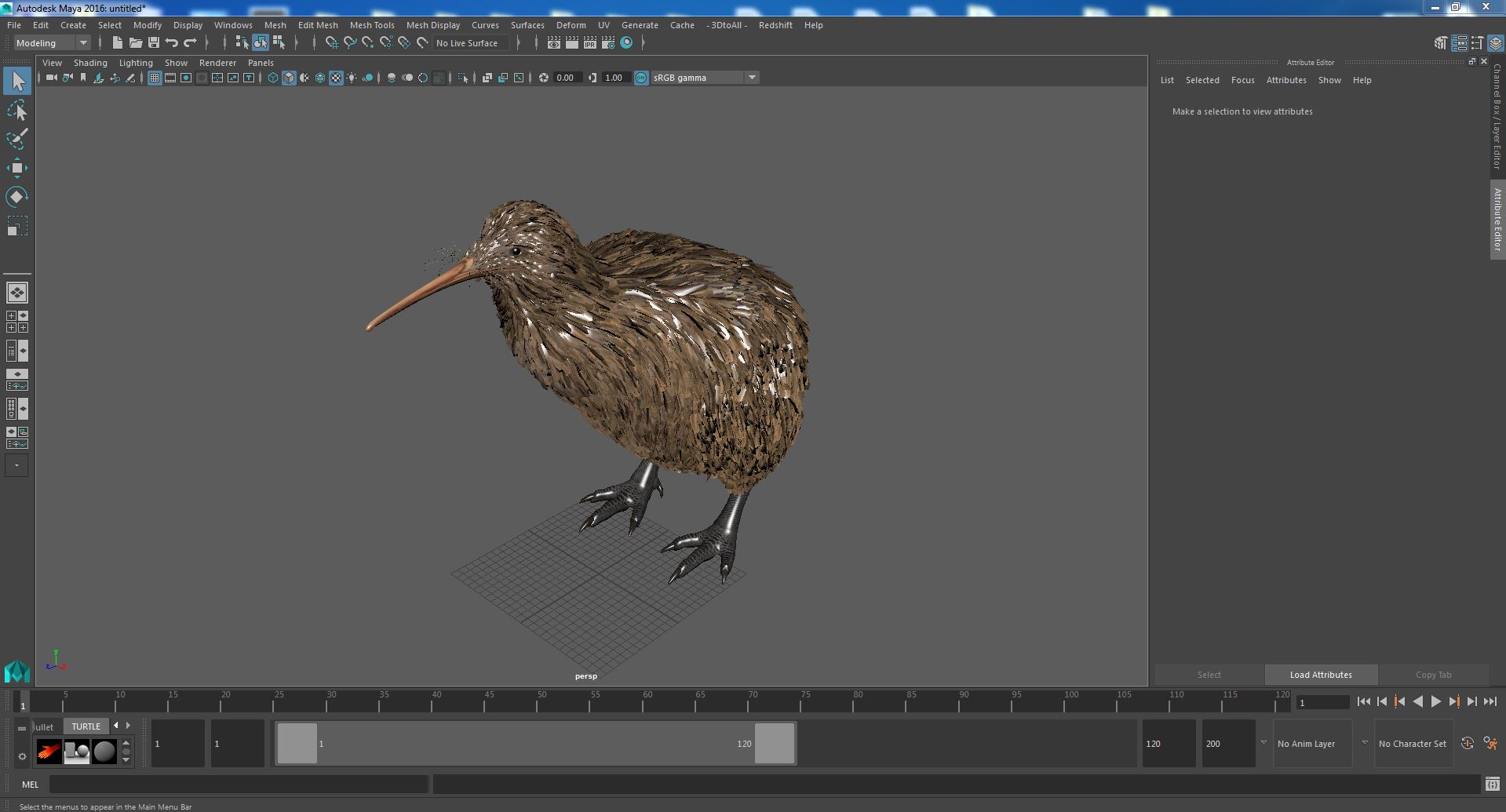 Kiwi Bird 3D model