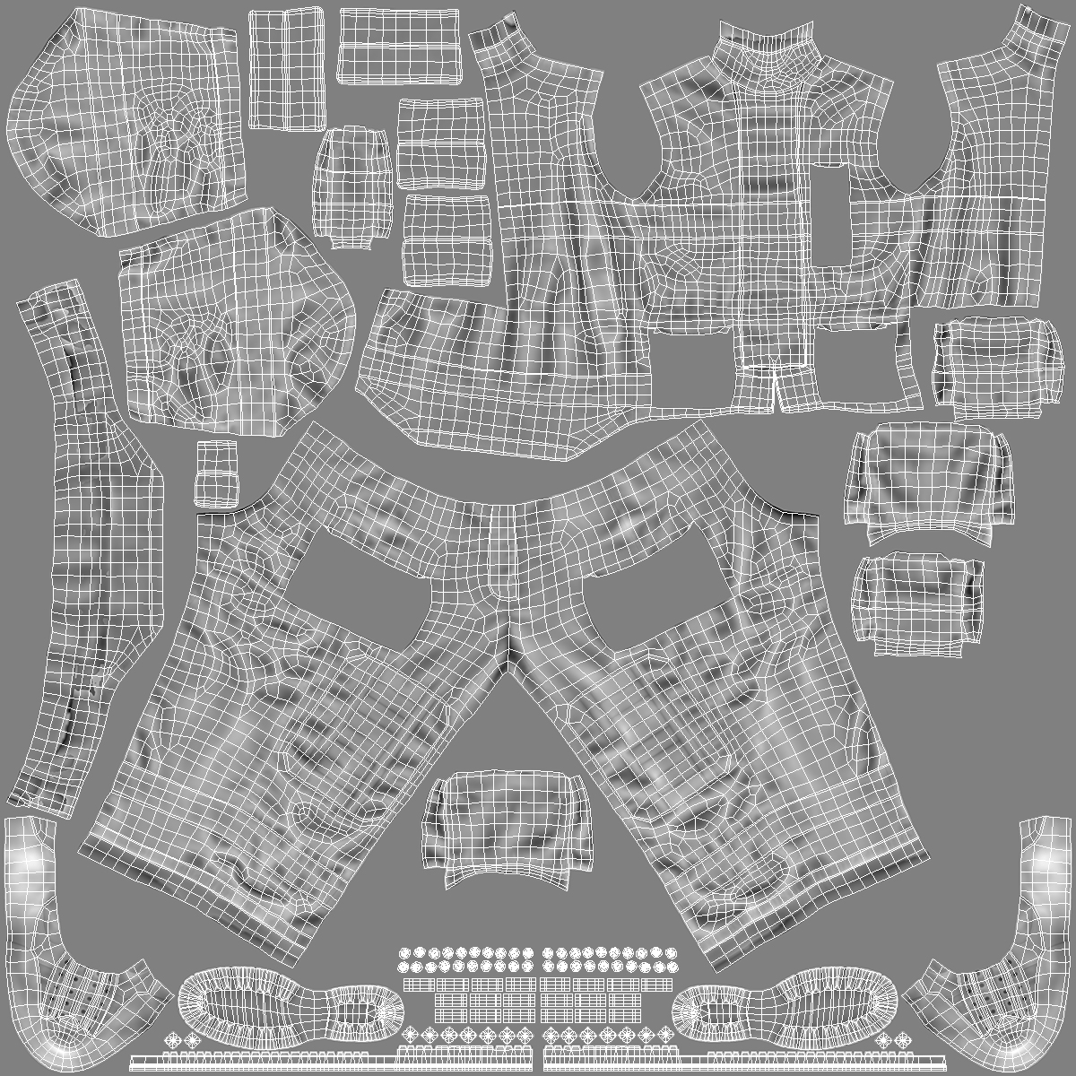 3D Firefighter Rescuer Rigged