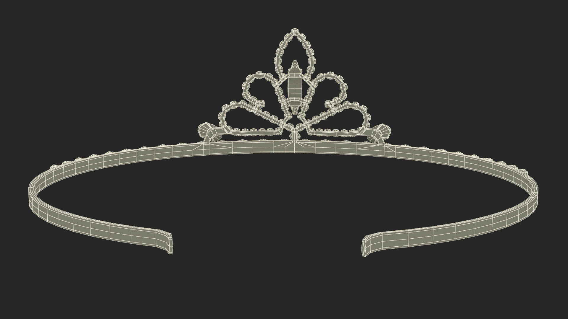 3D Wedding Tiara model